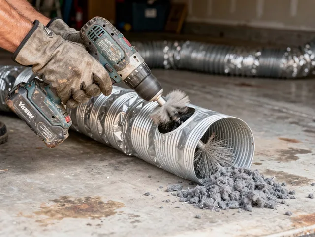 Professional duct cleaning by Fountain Valley Dryer Vent Cleaning in Fountain Valley
